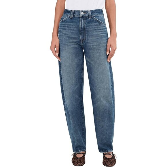 Womens Balloon Jean Cotton 28 Regular Zipper Closure Casual Fit